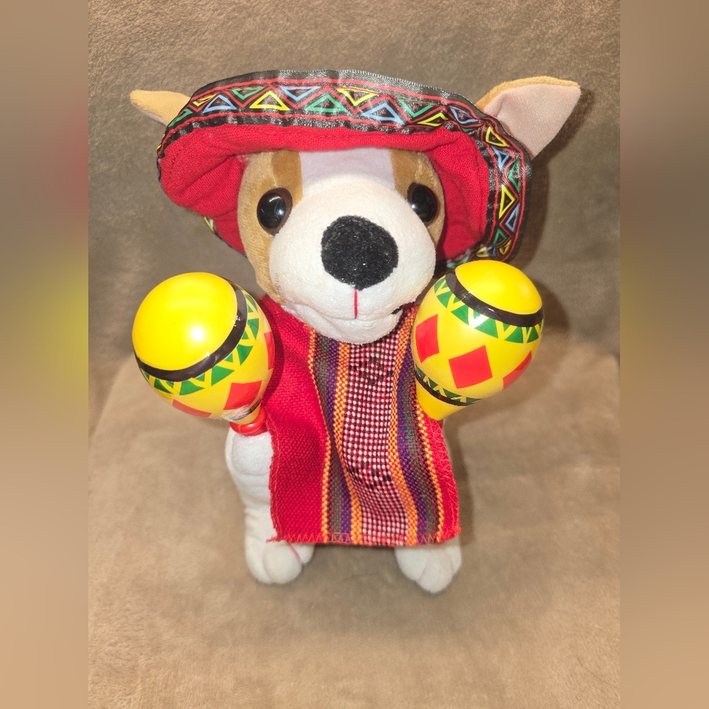 Be Jolly Animated Mariachi Chihuahua Puppy Sings A Christmas Song.